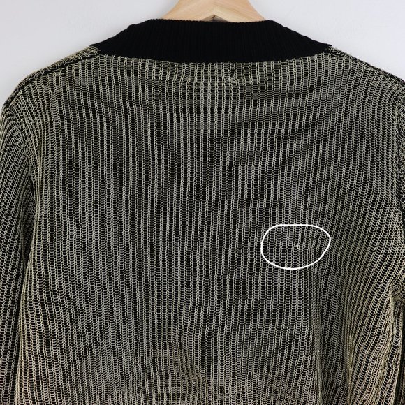 NEW superdown Loraine Metallic Sweater Gold/Black - Picture 8 of 9
